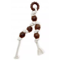 ECOMFY Zabawka Dental Toother Eco Woody 26 cm - 6 elementów