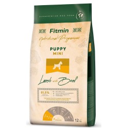 FITMIN Mini Puppy Lamb and Beef 12kg