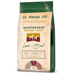 FITMIN Medium Maxi Maintenance Lamb and Beef 12kg