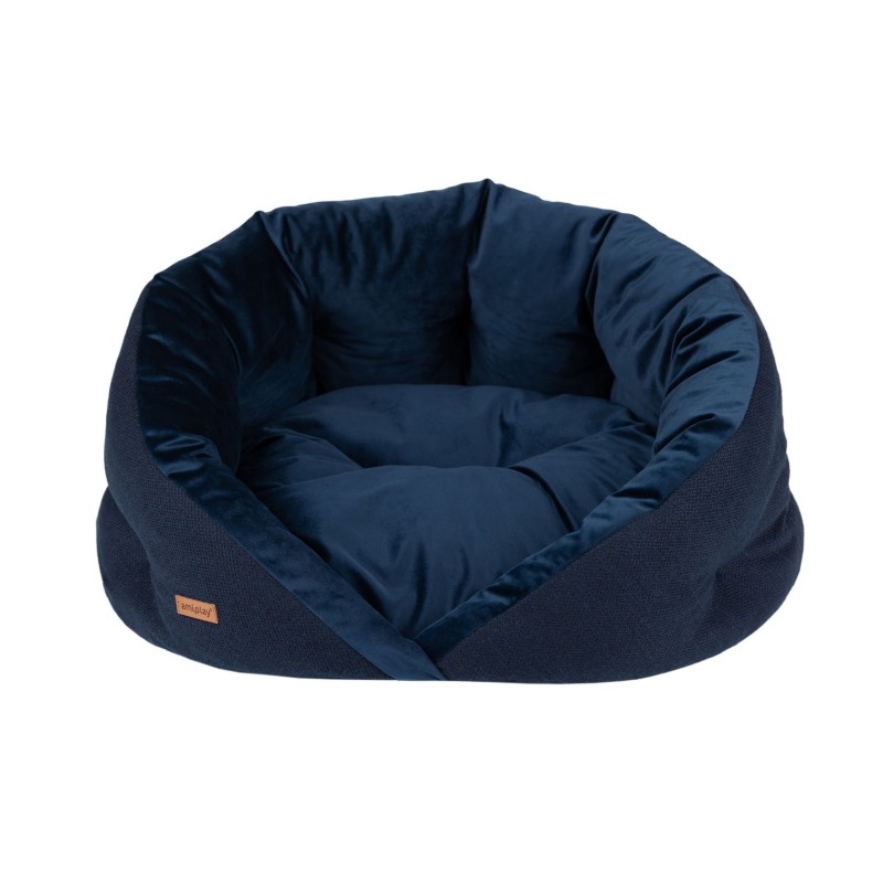 AMIPLAY Legowisko kokon Siena - Granatowy S