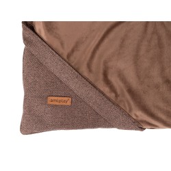 AMIPLAY Mata Velurowa Siena - Brązowy L
