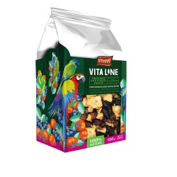 VITAPOL Vitaline Owoce lasu i saduy dla papug i ptaków egzotycznych 150 g