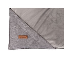 AMIPLAY Mata Velurowa Siena - Szary XL