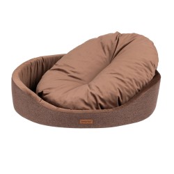 AMIPLAY Legowisko owalne Siena - Brązowy L