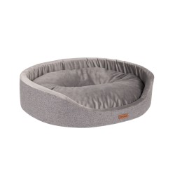 AMIPLAY Legowisko owalne Siena - Szary L