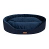 AMIPLAY Legowisko owalne Siena - Granatowy M