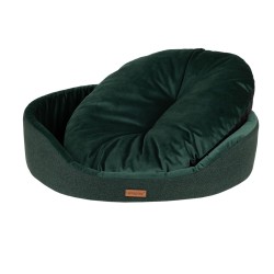 AMIPLAY Legowisko owalne Siena - Zielony S