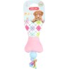 ZOLUX Zabawka pluszowa dla szczeniaka Tiny kość 18,5cm - różowa