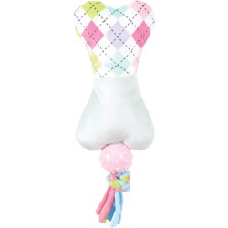 ZOLUX Zabawka pluszowa dla szczeniaka Tiny kość 18,5cm - szara