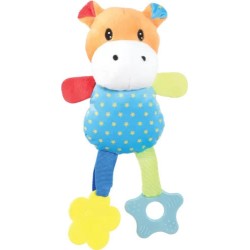 ZOLUX Zabawka pluszowa dla szczeniaka Rio hipopotam 24,5cm - niebieski