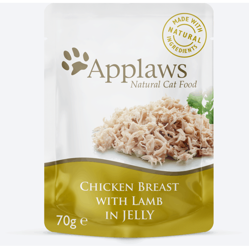 APPLAWS Cat Pierś z kurczaka z jagnięciną w galaretce 70g