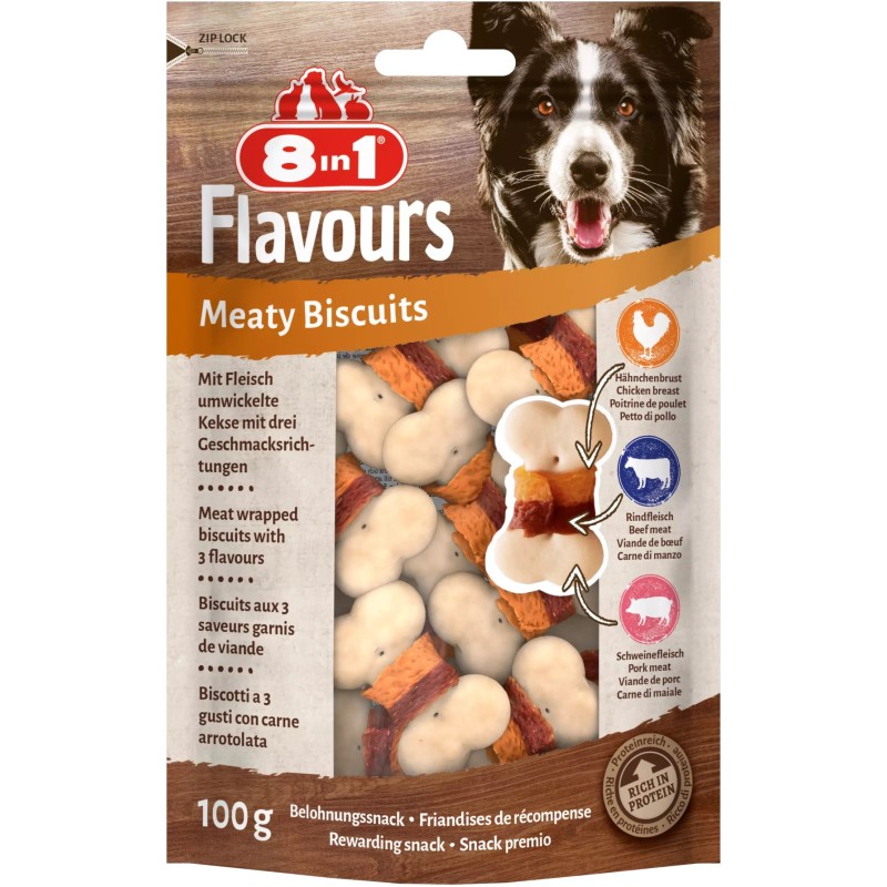 8in1 Flavours Skewer Bites 100g