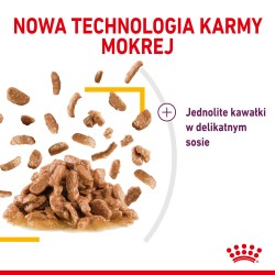 ROYAL CANIN Sensory Taste karma mokra - kawałki w sosie dla kotów dorosłych - pobudzająca wrażenia smakowe 85g