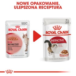 ROYAL CANIN Instinctive w sosie karma mokra w sosie dla kotów dorosłych, wybrednych 24x 85g