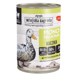 WIEJSKA ZAGRODA Monobiałkowa dla kota - Kaczka 6x 400g