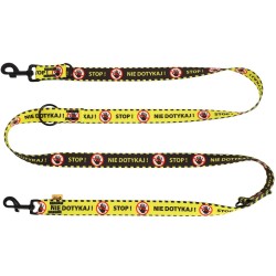 DINGO Smycz przepinana City - Nie Dotykaj 2,0 x 220 cm