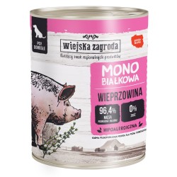 WIEJSKA ZAGRODA Monobiałkowa dla psa - Wieprzowina 400g