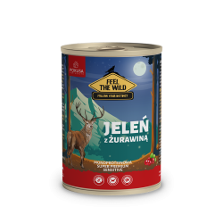 POKUSA Feel the Wild Jeleń z żurawiną 400g
