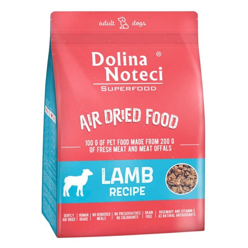 DOLINA NOTECI Superfood Danie z Jagnięciny - karma suszona dla psa 1kg