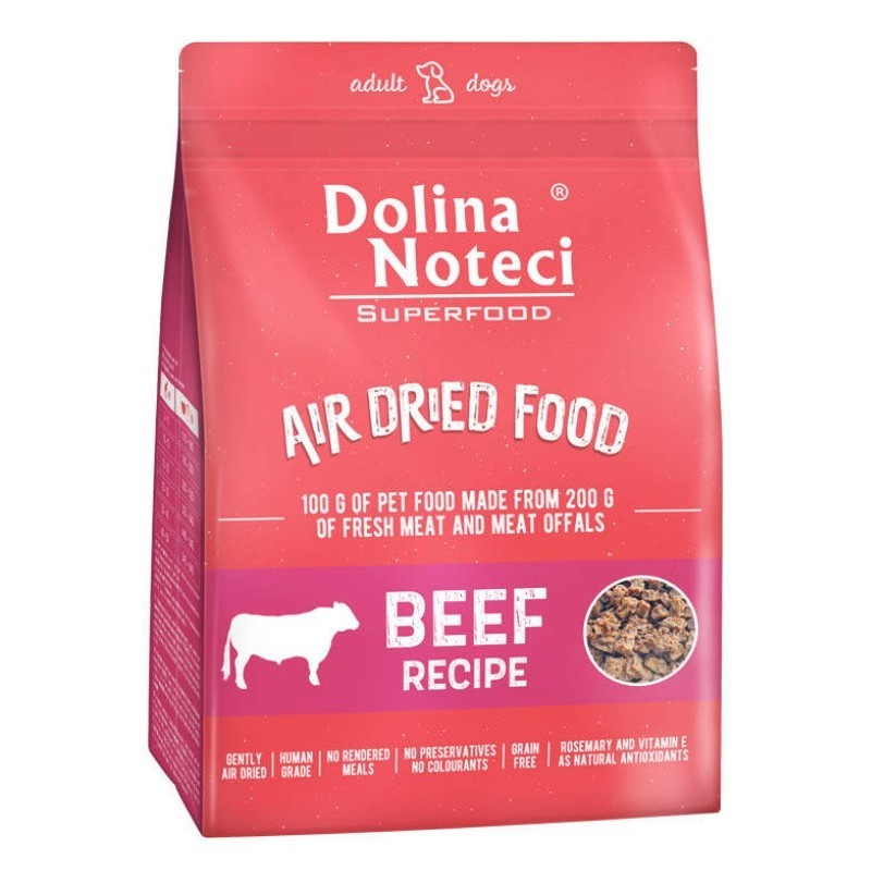 DOLINA NOTECI Superfood Danie z Wołowiny - karma suszona dla psa 1kg