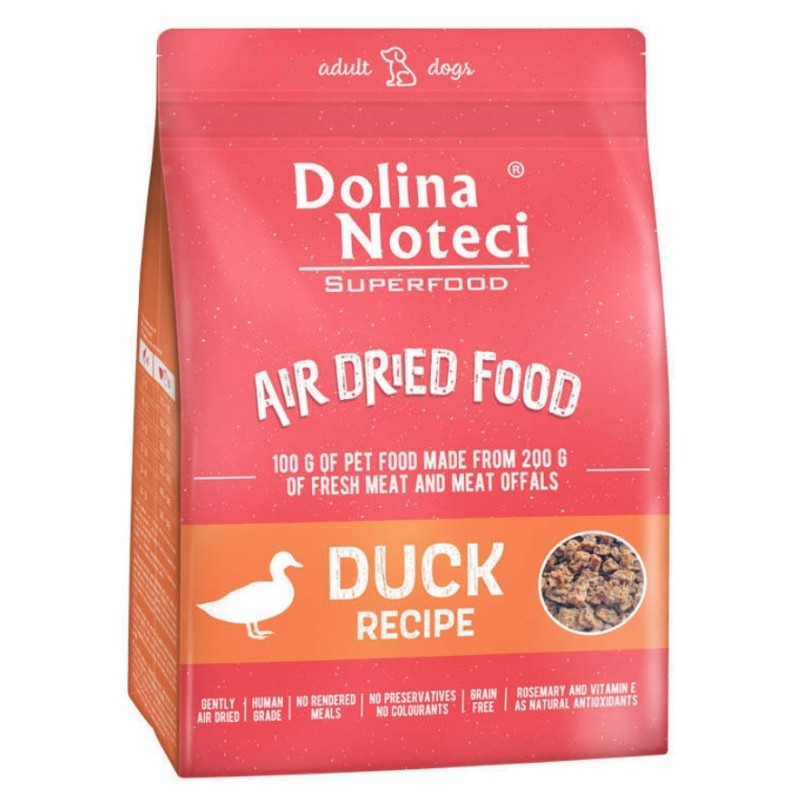 DOLINA NOTECI Superfood Danie z Kaczki - karma suszona dla psa 1kg