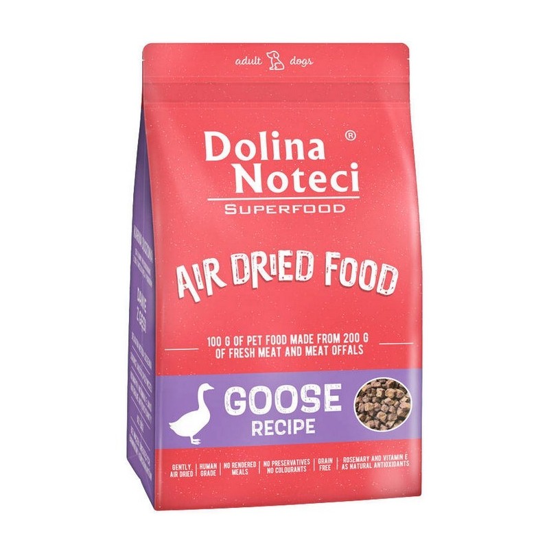 DOLINA NOTECI Superfood Danie z Gęsi - karma suszona dla psa 1kg