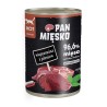 PAN MIĘSKO Wieprzowina z jeleniem dla kota 400g