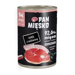 PAN MIĘSKO Indyk z wołowiną dla szczeniąt 6x 400g