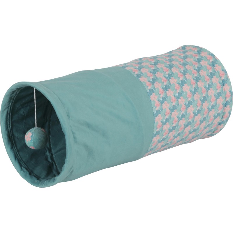 ZOLUX Zabawka dla kota ETHICAT tunel z zabawką - liście