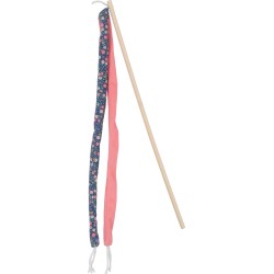 ZOLUX Zabawka dla kota ETHICAT wędka ze wstążką - kwiaty