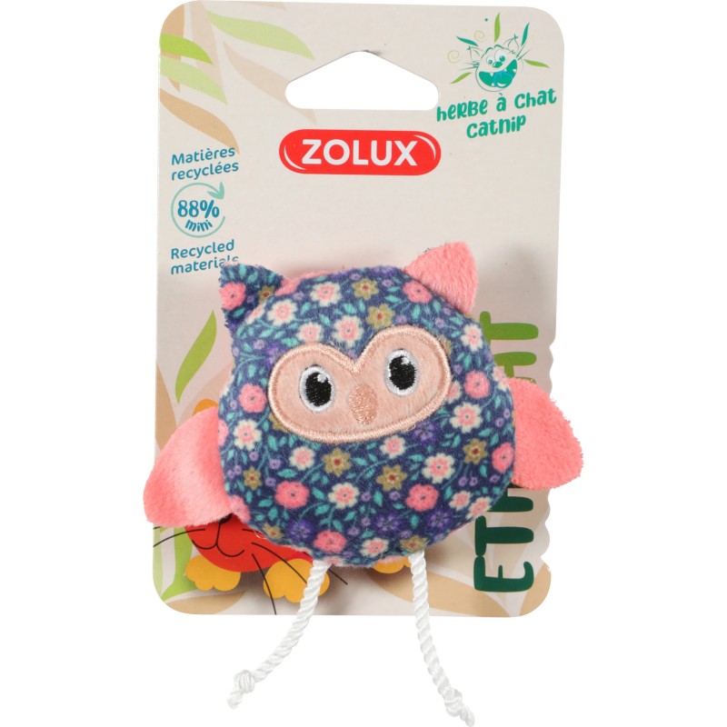 ZOLUX Zabawka dla kota ETHICAT sowa - kwiaty