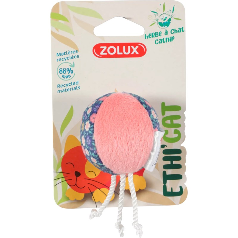 ZOLUX Zabawka dla kota ETHICAT piłka - kwiaty