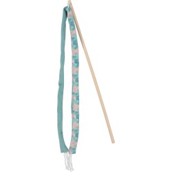 ZOLUX Zabawka dla kota ETHICAT wędka ze wstążką - liście