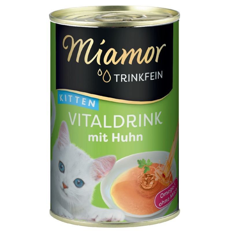 MIAMOR Vitaldrink Kitten z kurczakiem 135ml