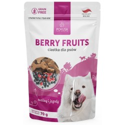 POKUSA Fun and Mniam ciastka dla psów Berry Fruits 70g