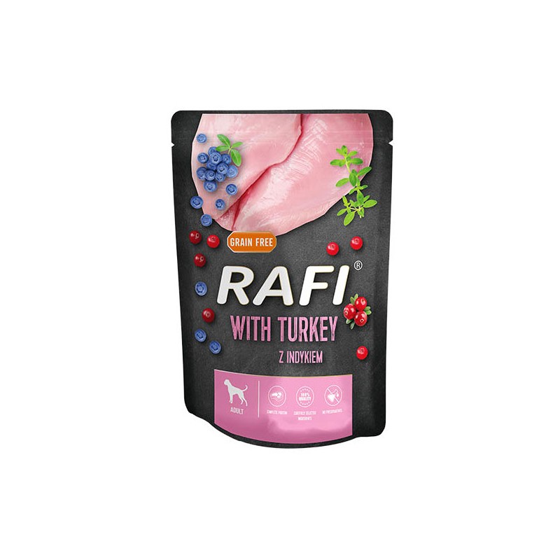 DOLINA NOTECI RAFI Indyk, borówki, żurawina 300g (saszetka) 300g