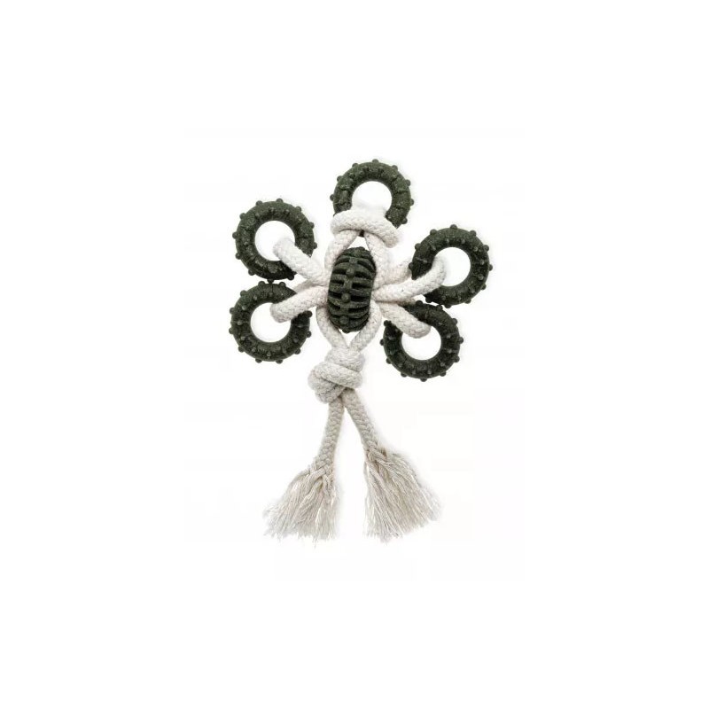 ECOMFY Zabawka Dental Toother Eco Olive 20 cm - Motyl