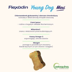 VETOQUINOL Flexadin Young Dog Maxi 60 kąsków