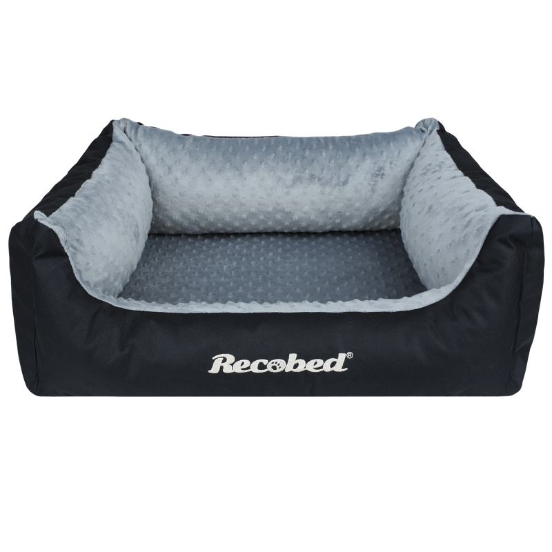 RECOBED Kanapa Sargasso Czarny & Szary rozmiar M: 80 x 65 x 21 cm