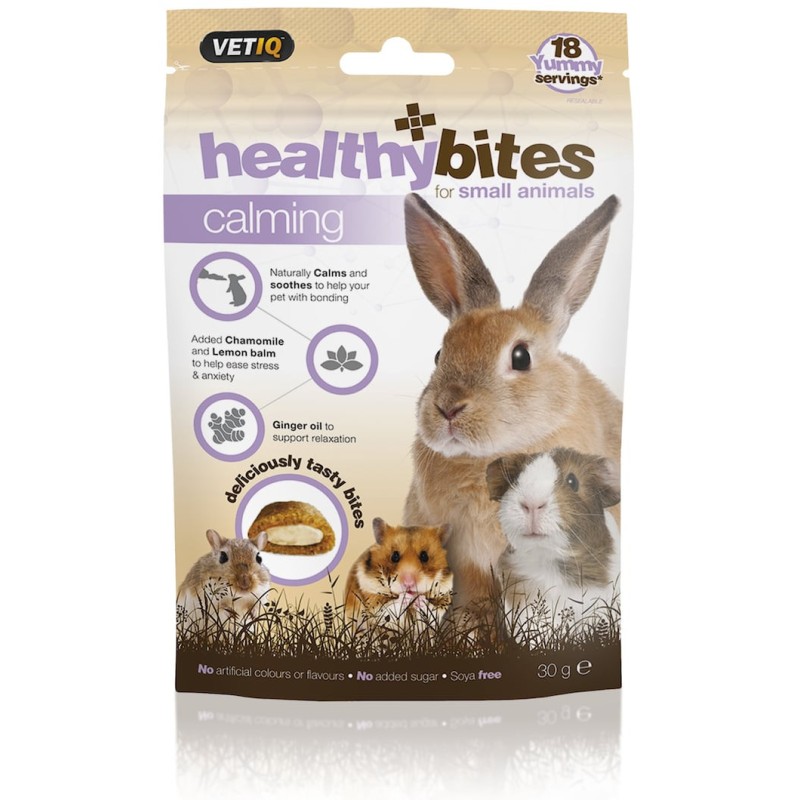 VETIQ Przysmaki dla gryzoni uspokajające Healthy Bites Calming for Small Animals 30g