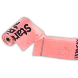 STARCHBAG Kompostowalne BIOworki na odchody (8 rolek x 15 szt.) - różowy