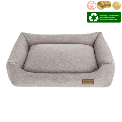 RECOBED Kanapa Harmony jasny brąz rozmiar M: 80 x 65 x 14 cm