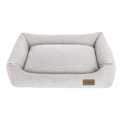 RECOBED Kanapa Harmony jasny szary rozmiar M: 80 x 65 x 14 cm