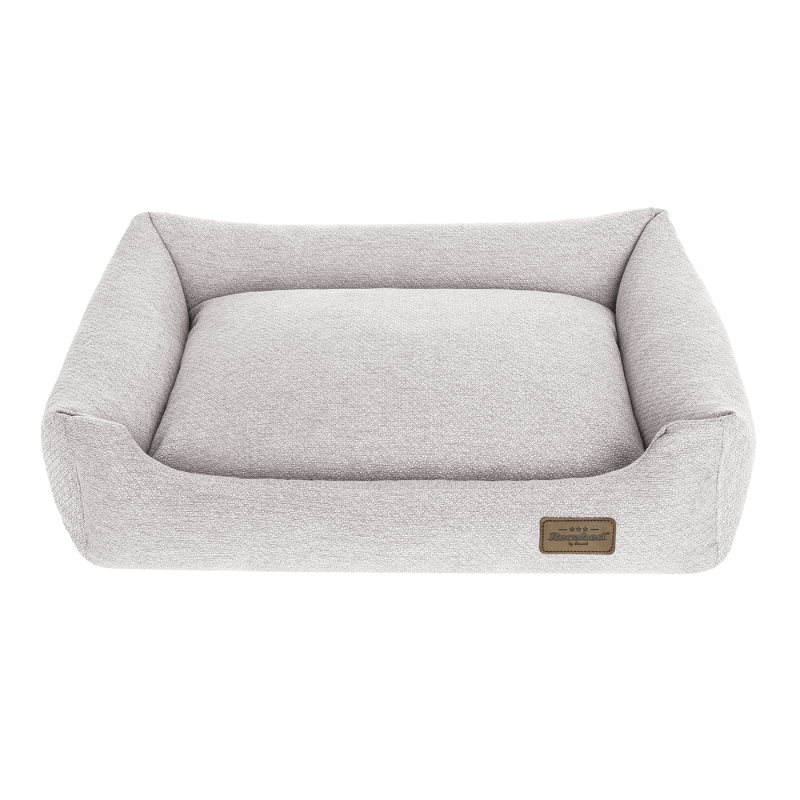 RECOBED Kanapa Harmony jasny szary rozmiar M: 80 x 65 x 14 cm