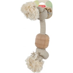 ZOLUX Zabawka sznurowa WILD MIX GIANT z drewnianym krążkiem