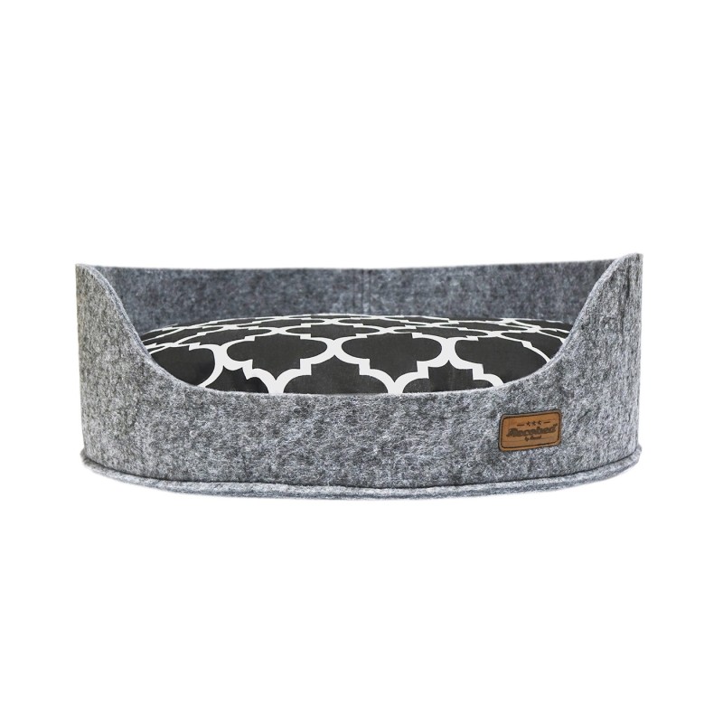 RECOBED Sofa filc z poduszką Caribbean