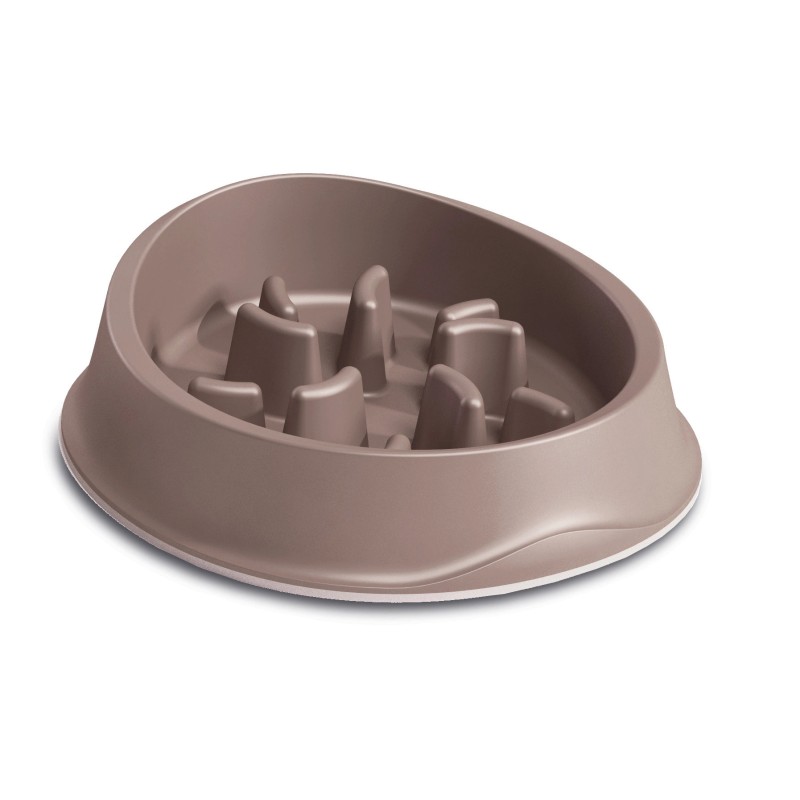 ZOLUX Miska Slow Food - jasnobrązowy 0,5 L