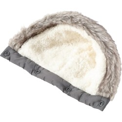 ZOLUX Ubranko puchowe Mountain - szary 25 cm