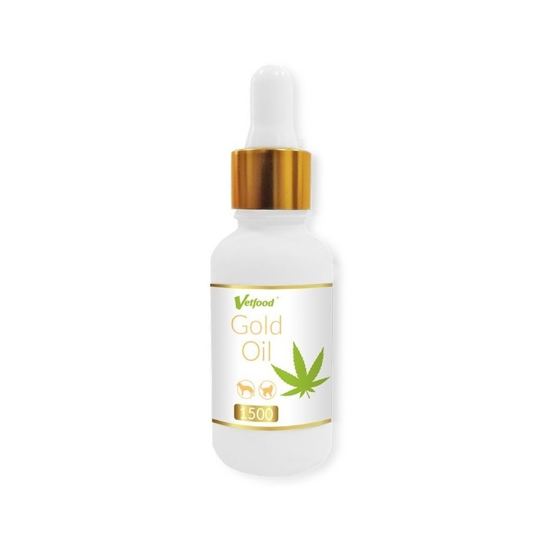 VETFOOD CBD Gold Oil 1500mg / 30ml 1500 mg