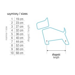 RECOWEAR Ubranko ochronne z jonami srebra rozm 10 - 68 cm